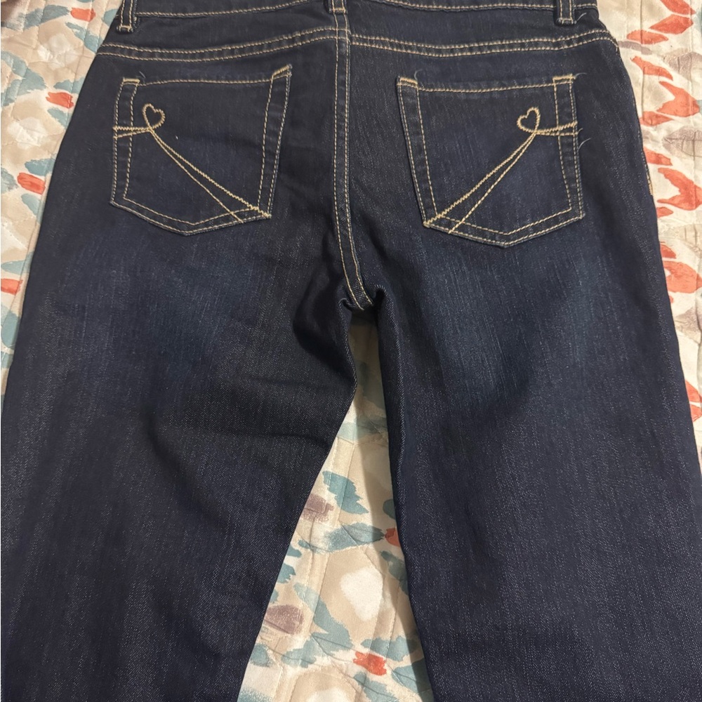 The Children's Place Blue Straight Leg Jeans Classic Style - Picture 4 of 6
